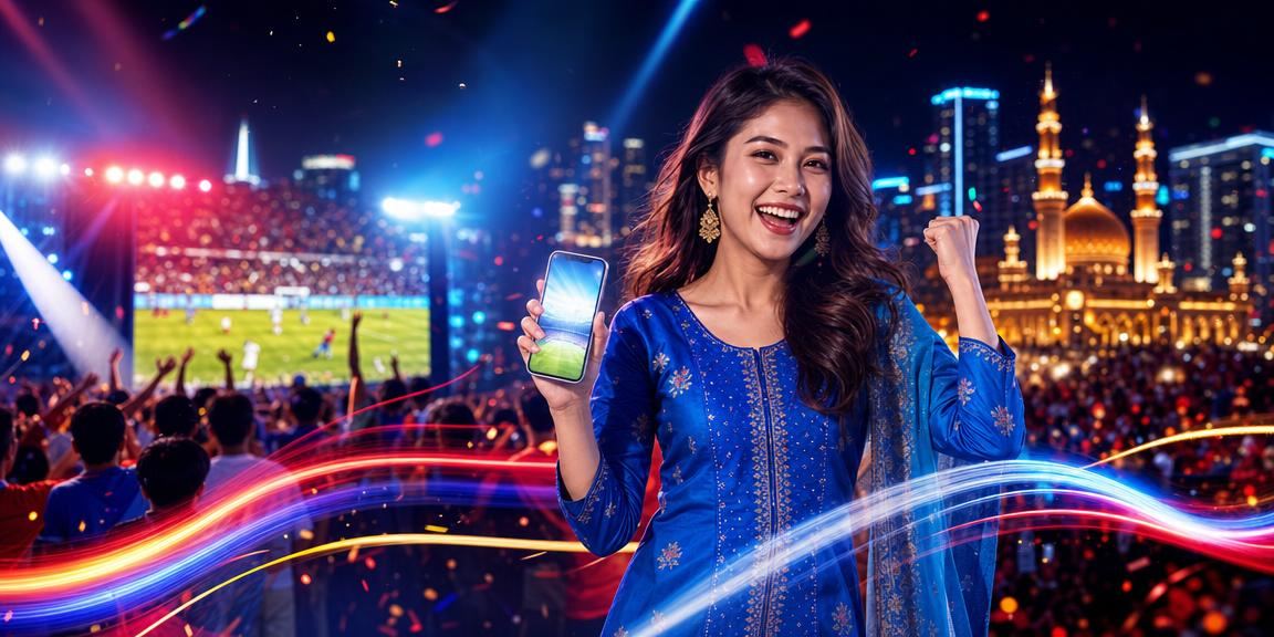 Pengguna 76450 di Selangor mengikuti perlawanan langsung melalui telefon pintar sambil menonton sukan